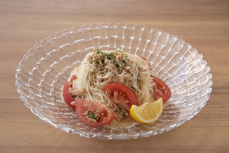 きょうの10分ランチ 冷製パスタ風にさっぱりと トマトツナそうめん 平松サリー Note