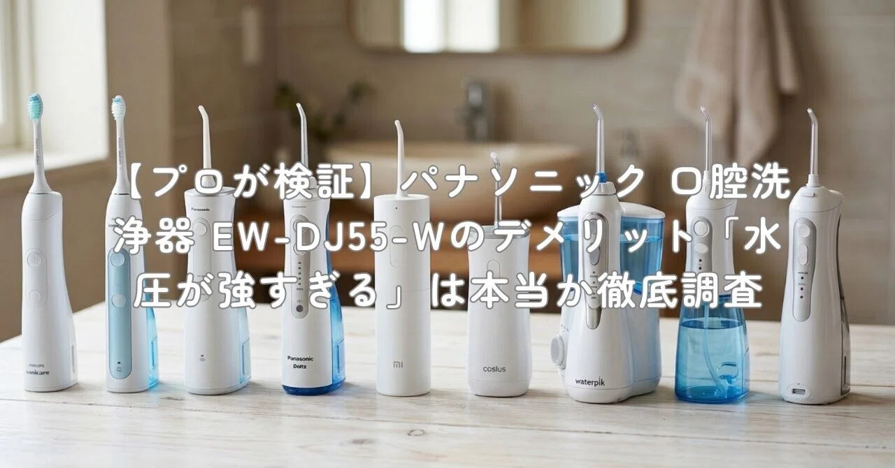 Panasonic EW-DS55 口腔洗浄器 ホワイト2個セット Panasonic 口腔洗浄機 ホワイト Panasonic 口腔洗浄機 EW-DJ55 ボディ