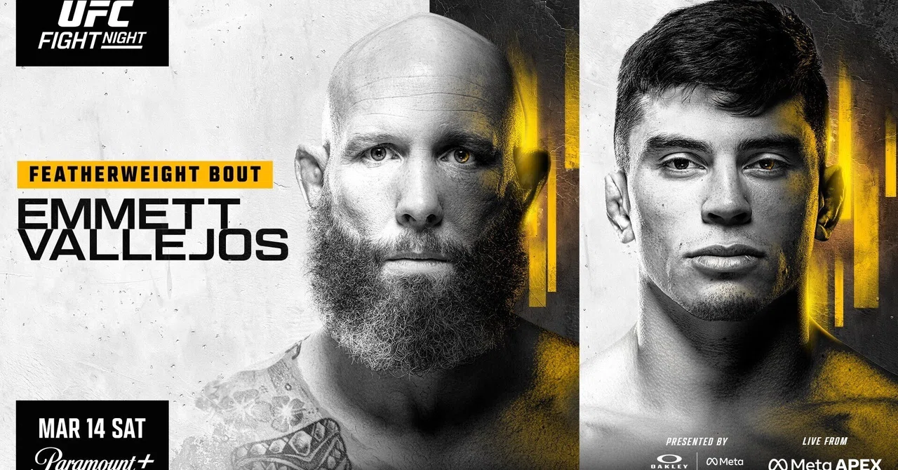 UFC観戦のしおり【2026/3/15 UFC Vegas114:EMMET vs VALLEJOS】｜kanekov