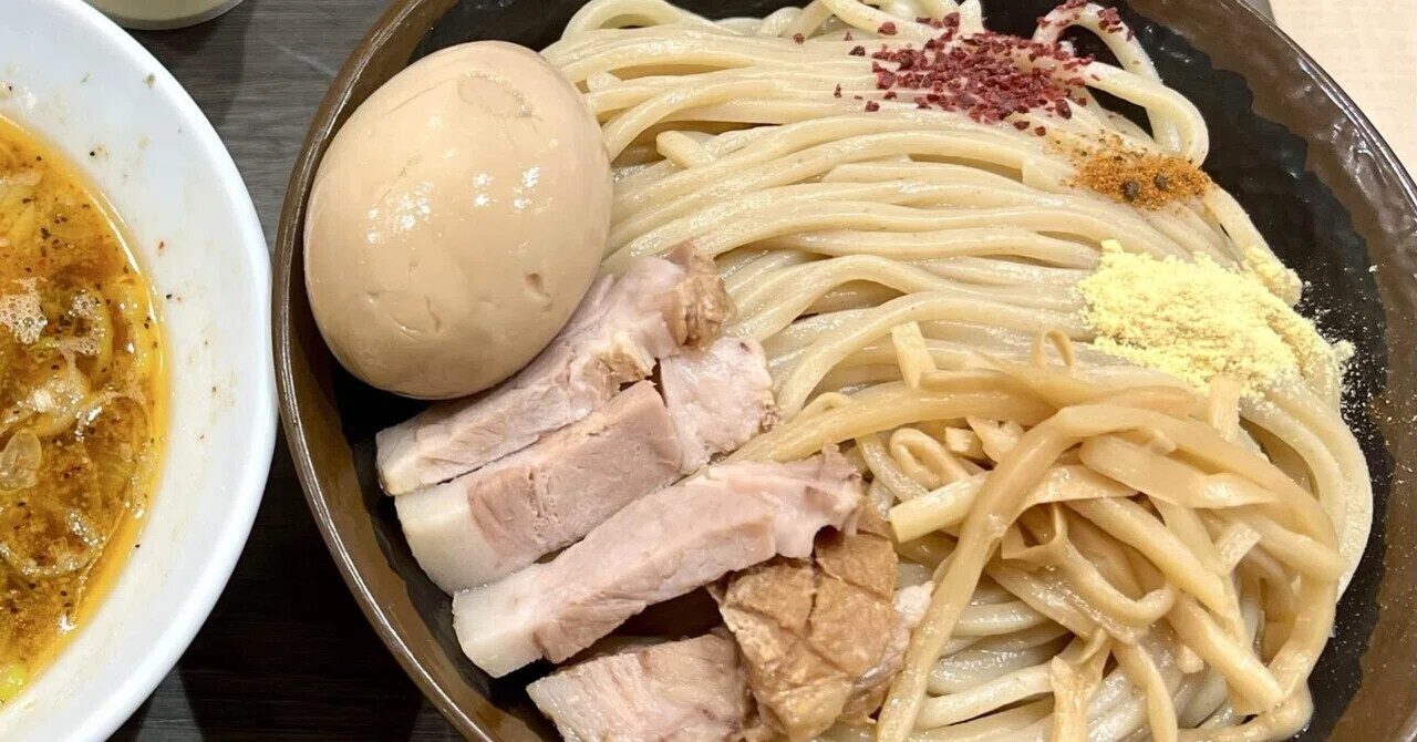 舎鈴の「創業つけめん」とスタバ「アールグレイブーケ&ティーラテ