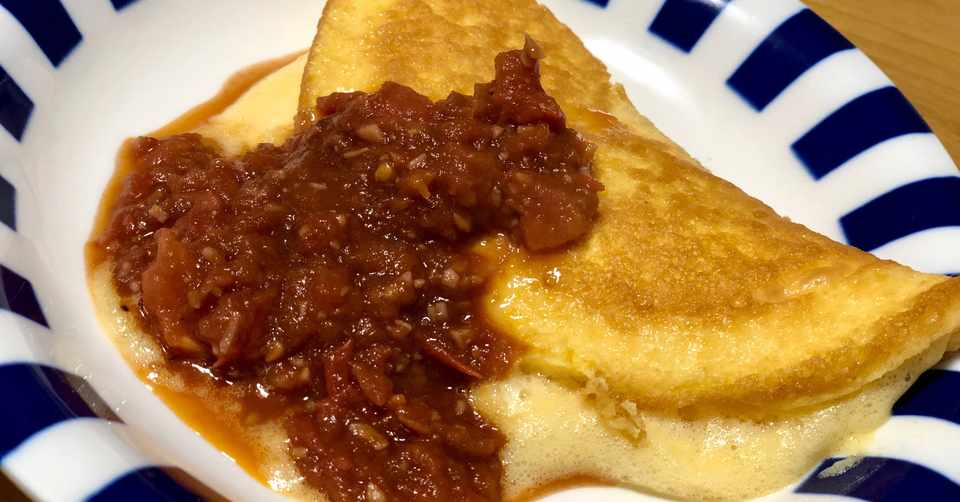食戟のソーマ 創真のスフレオムレツ 作ってみた 白米 Note