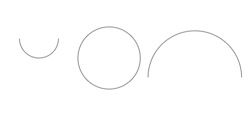 Canvasで円を書く