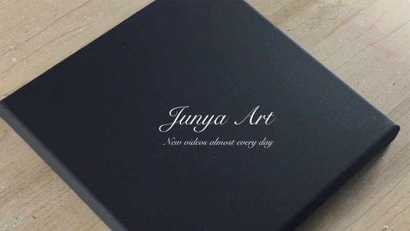 アクリル絵の具を使用した 宇宙 の描き方 アクリル絵の具チュートリアル Junya Art Note