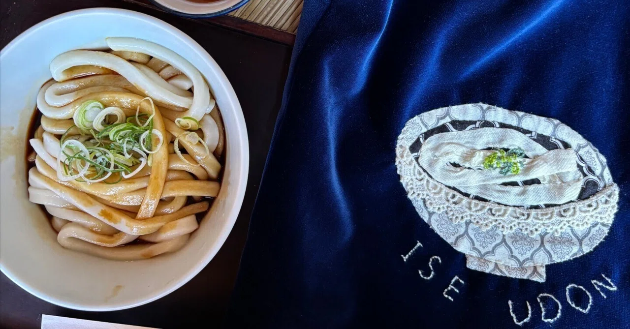 Proclaiming My Love for Miso Nikomi Udon and Ise Udon with an Udon Bag｜tori