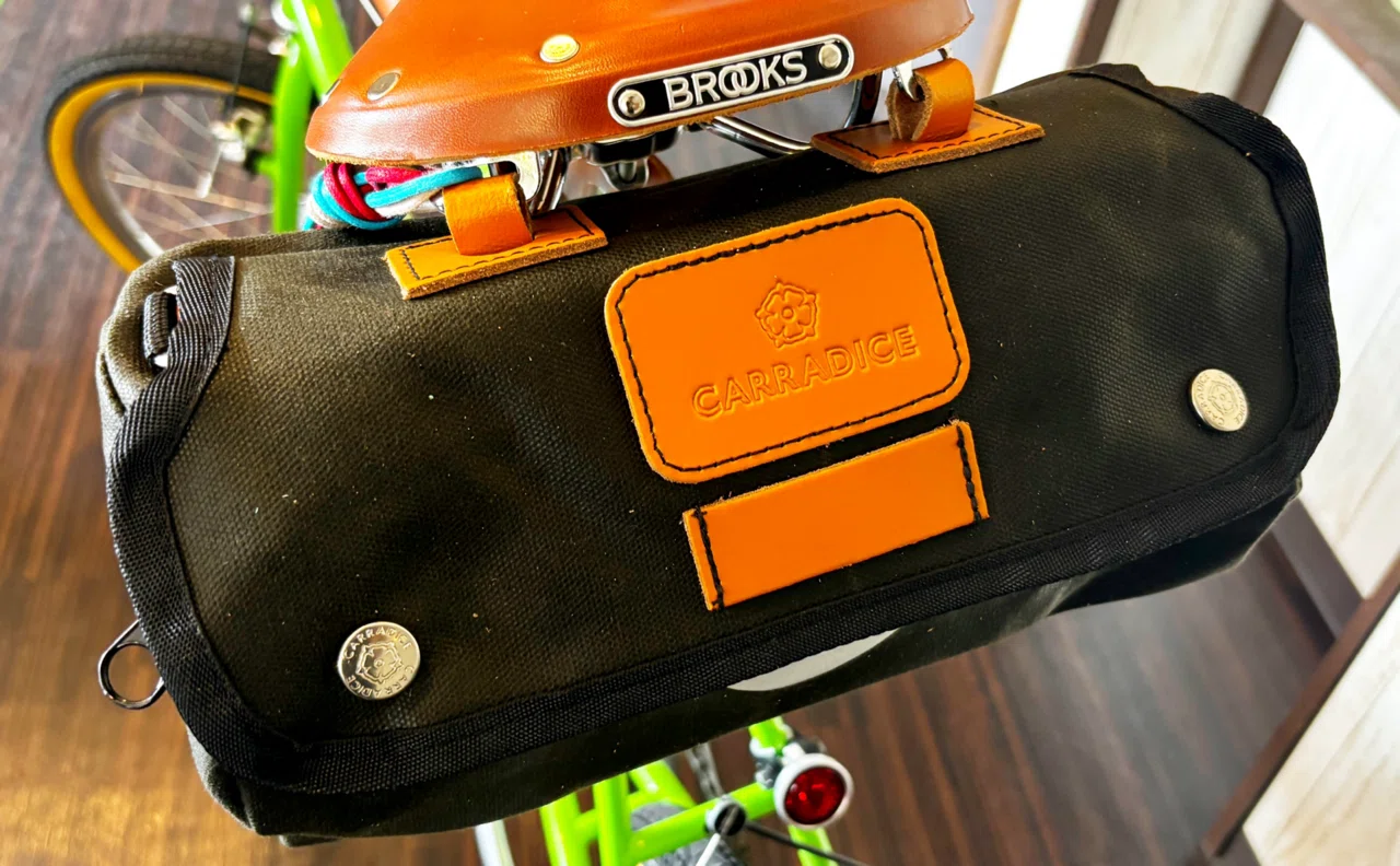 【中古】キャラダイス ジップ サドルロール【程度良】 CARRADICE(キャラダイス) ジップロール｜英国老舗が作る、自転車乗りの