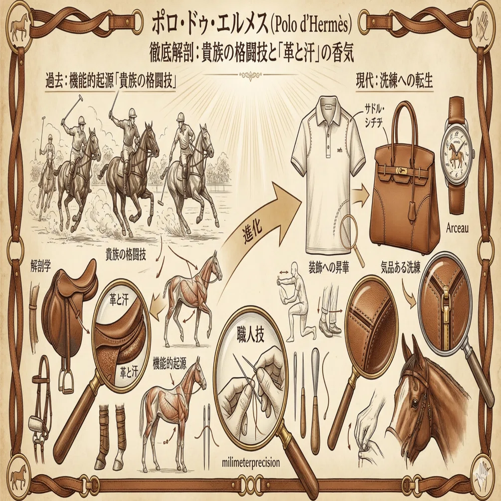 ポロ・ドゥ・エルメス (Polo d'Hermès) 徹底解剖：貴族の格闘技と「革