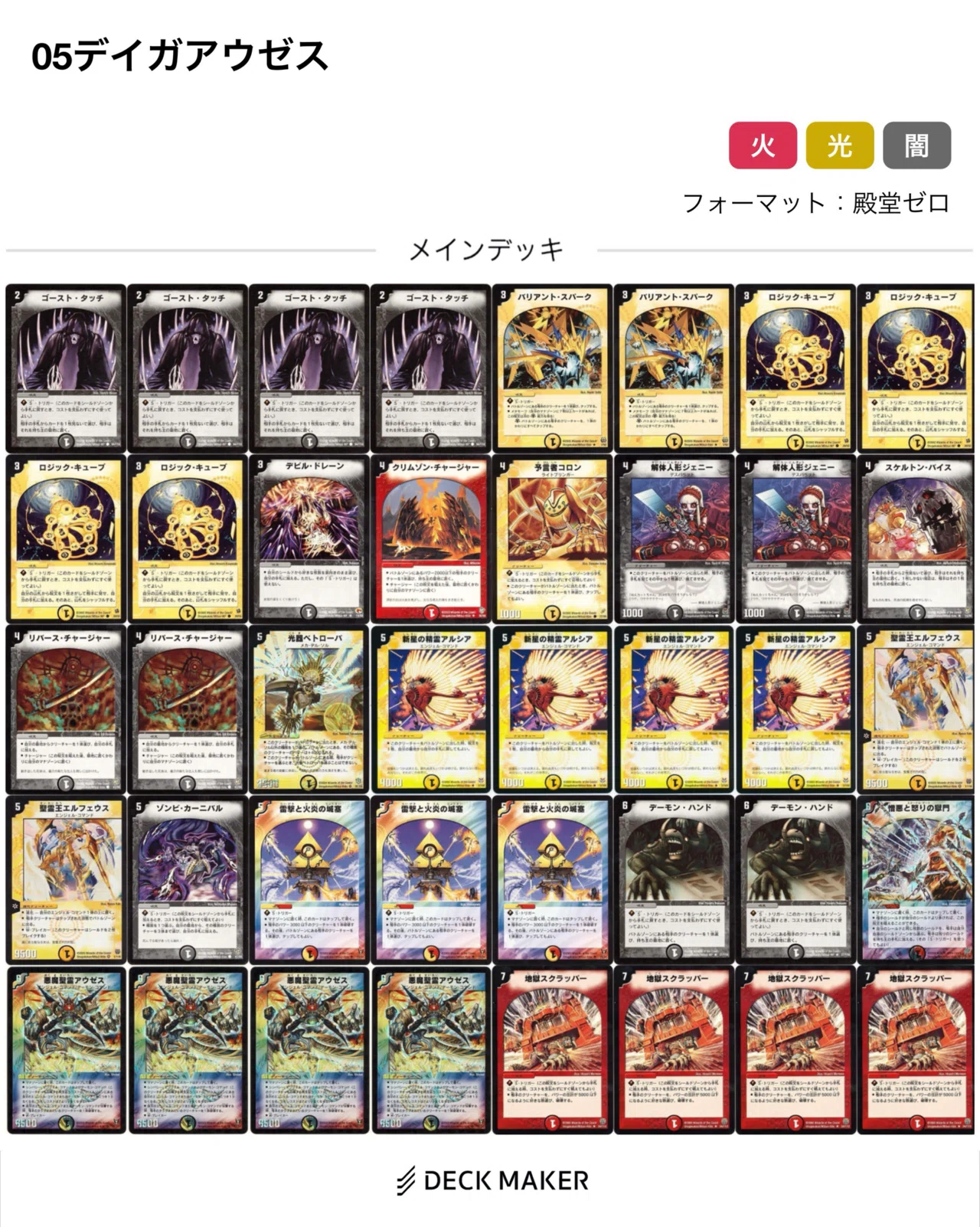 俺的”デュエマクラシック05“ファンデッキ”集！〜多色編〜｜スガサワ
