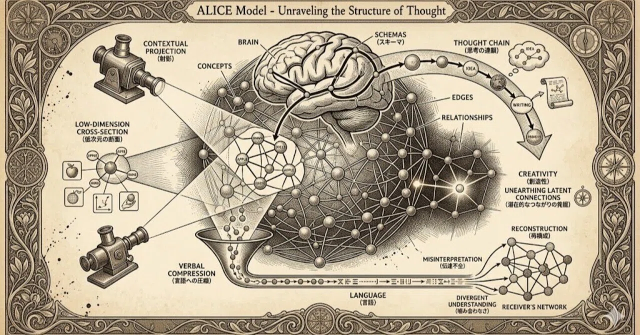 The ALICE Model: Unraveling the Structure of Thought｜サカイ ススムのメモ用紙