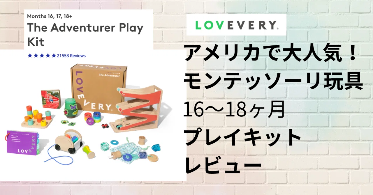 アメリカ子育て〉モンテッソーリ知育玩具 LOVEVERY | 16〜18ヶ月の発達