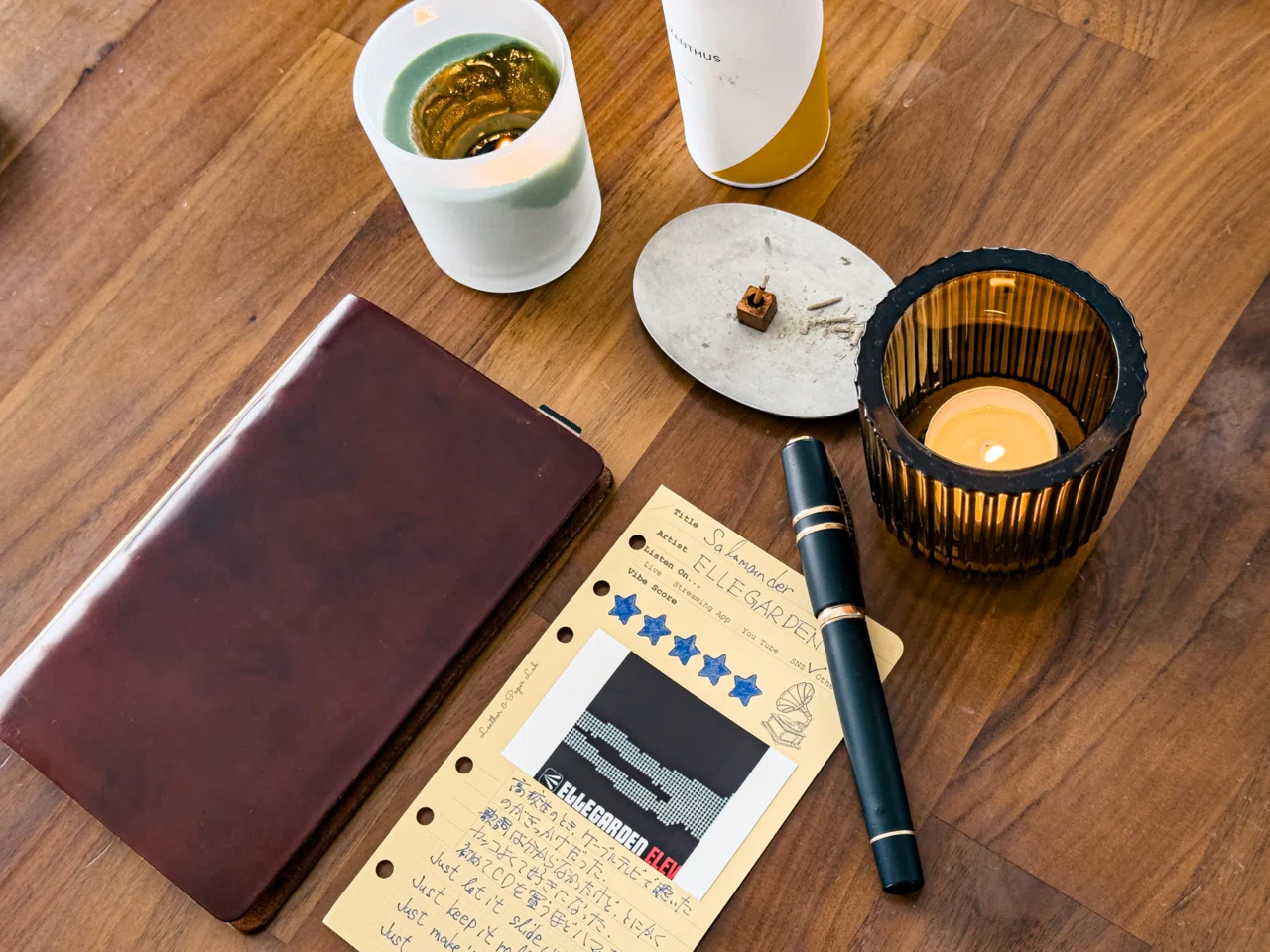 迷う時間も含めて。Music Journalのある夜｜my_leather_items