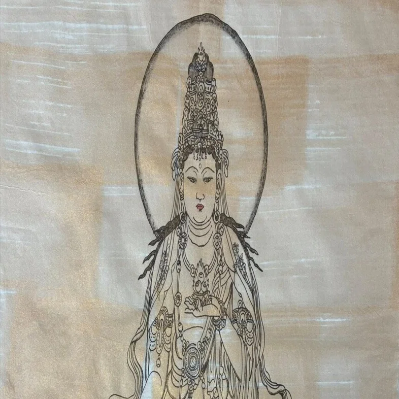 線のみほとけ」 線を強調する数々の表現力[仏画曼荼羅アート泉佐野教室