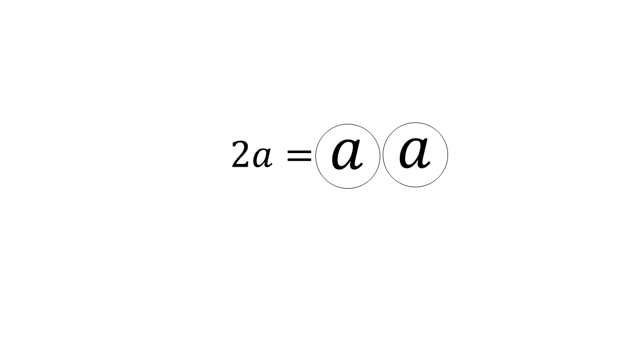 文字式の計算イメージ シンプル数学講座 Note