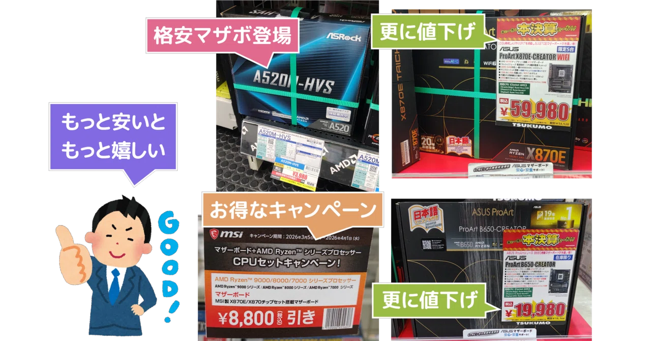 決算セール】キャンペーンを使えばお買い得品多数！格安製品の在庫も