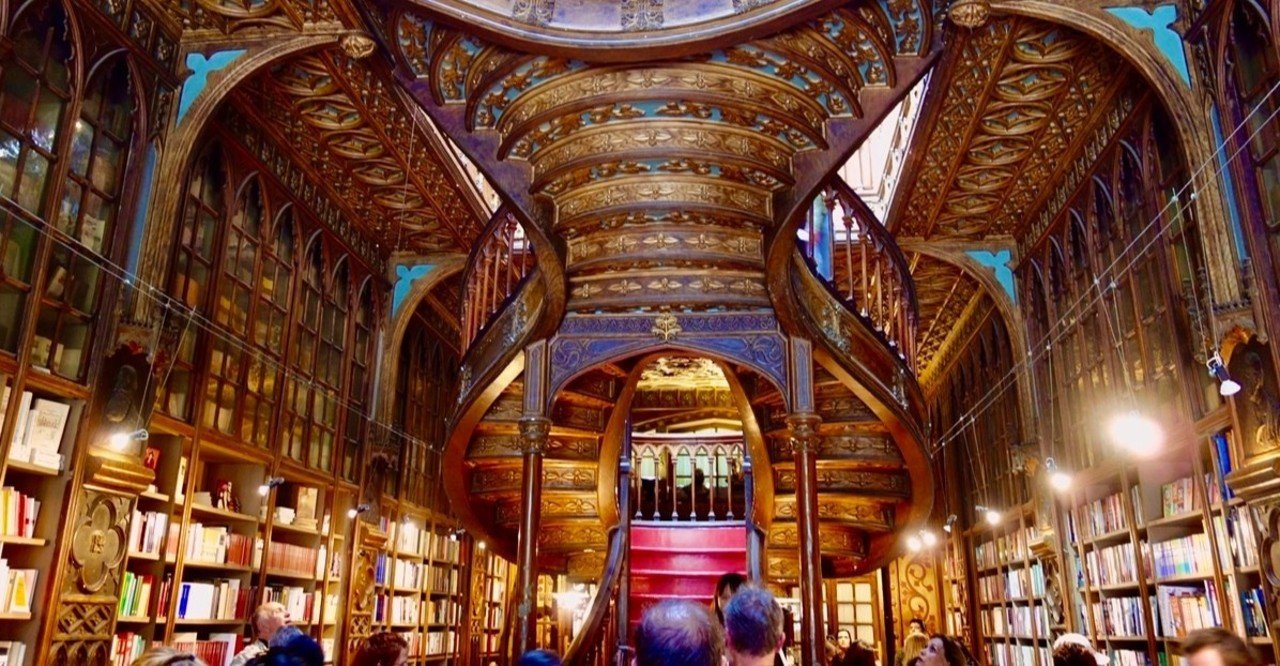 世界一美しい本屋 ポルトガルの美しい街ポルト のりまき Note