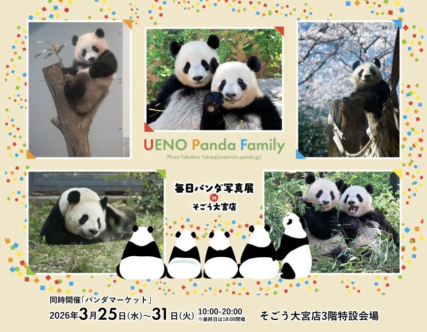 会期終了】そごう大宮店「パンダマーケット」に期間限定で出品します