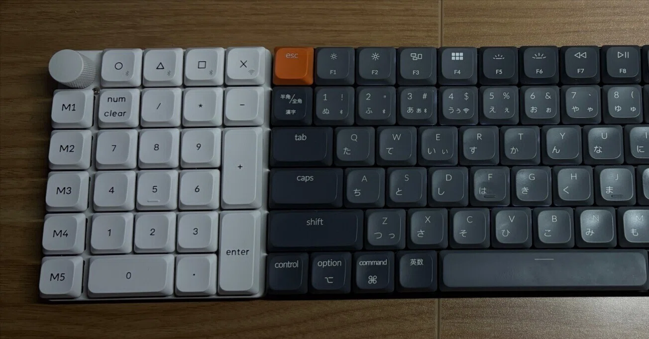 【美品】Keychron Q0 Max｜テンキー、左手デバイス Keychron K0 Maxを左手デバイスとして導入してみた初日の感想【まだ
