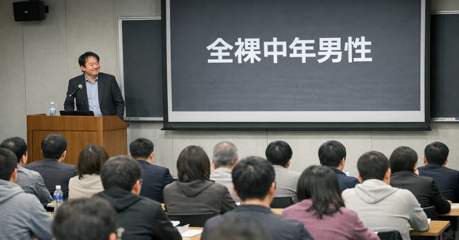 全裸 中 年 男性