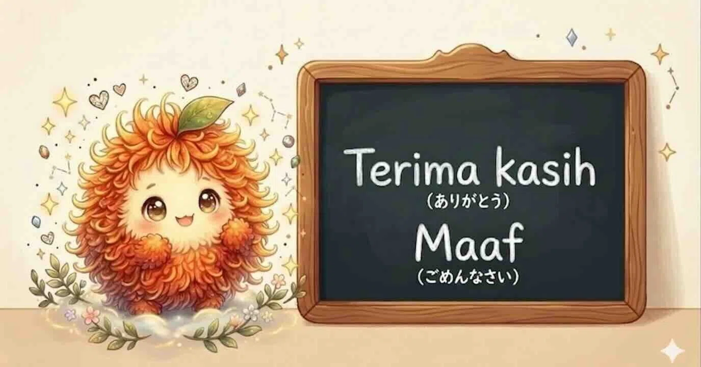 素人のひとりごと】インドネシア語学習＃2｜「ありがとう」と