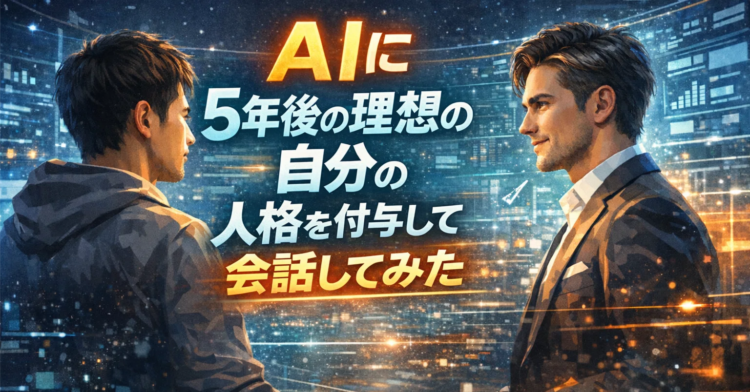 AI Experiment] I tried talking to my ideal self from 5 years in
