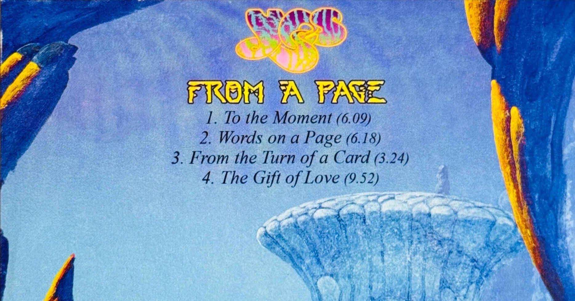 イエス 『From A Page』 拡張盤発売！｜yffcyesheadのイエス道・プロ愚 
