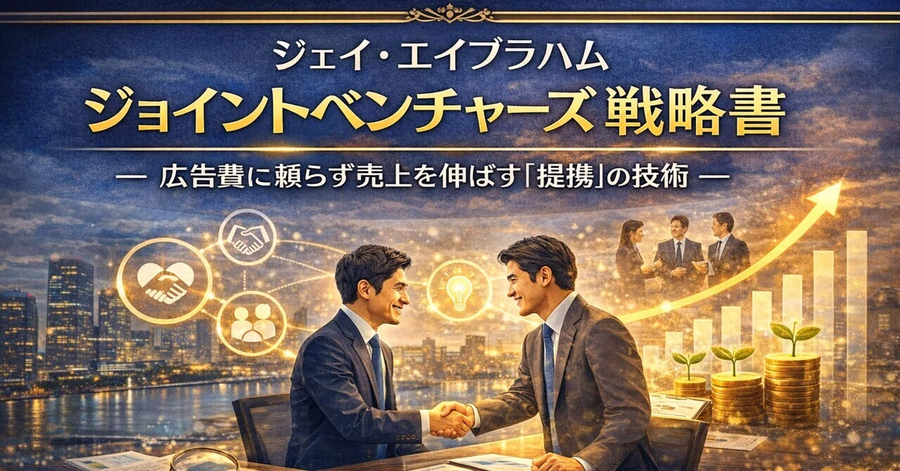 ジェイ・エイブラハムジョイントベンチャーズ戦略書｜terbin