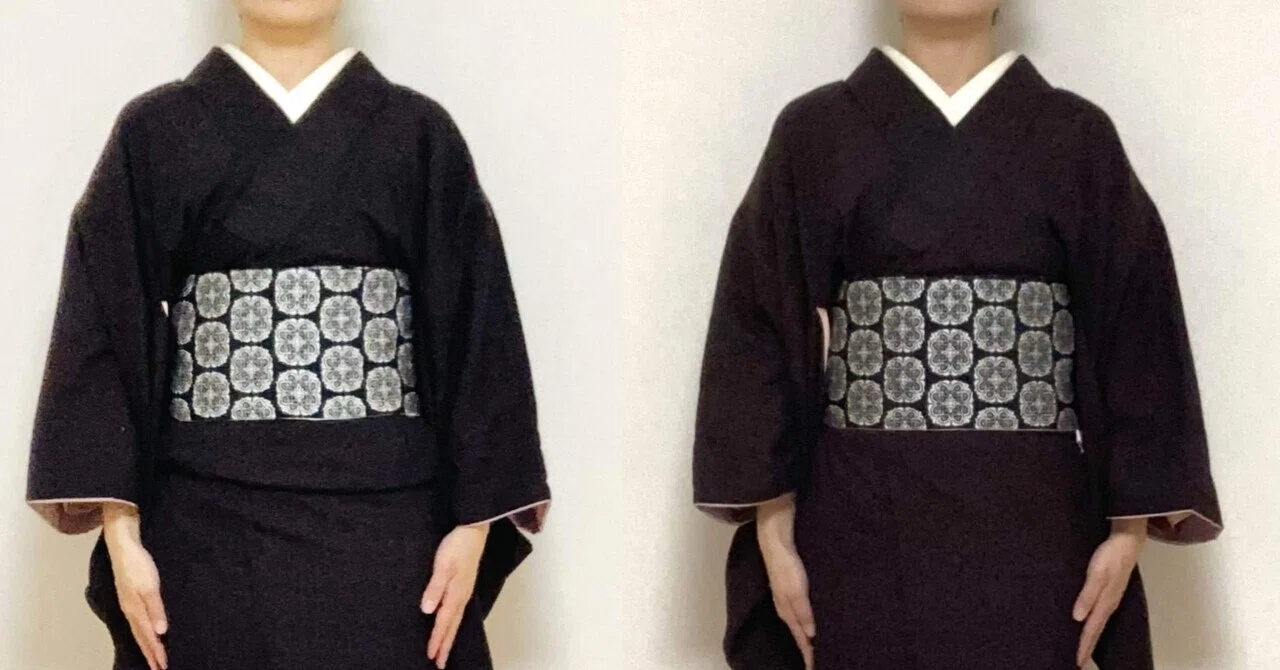 〈きもの身丈②〉身丈は布の配分で決まる。着付け方を知ると、自分の身丈が分かる｜日本の着物仕立て処 菊瓢 Kikuhisago