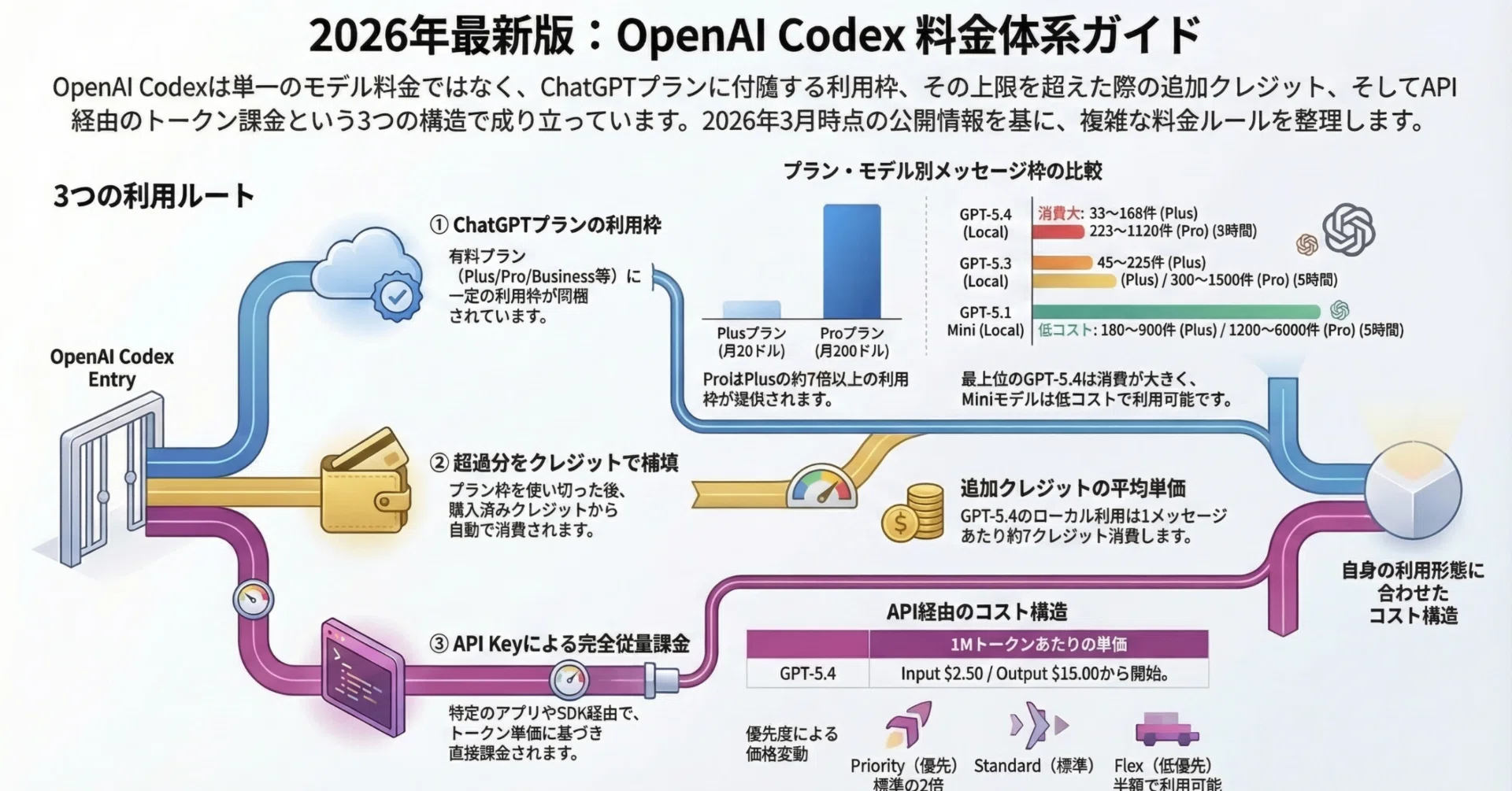 OpenAI Codexの料金体系を整理する｜あやのん