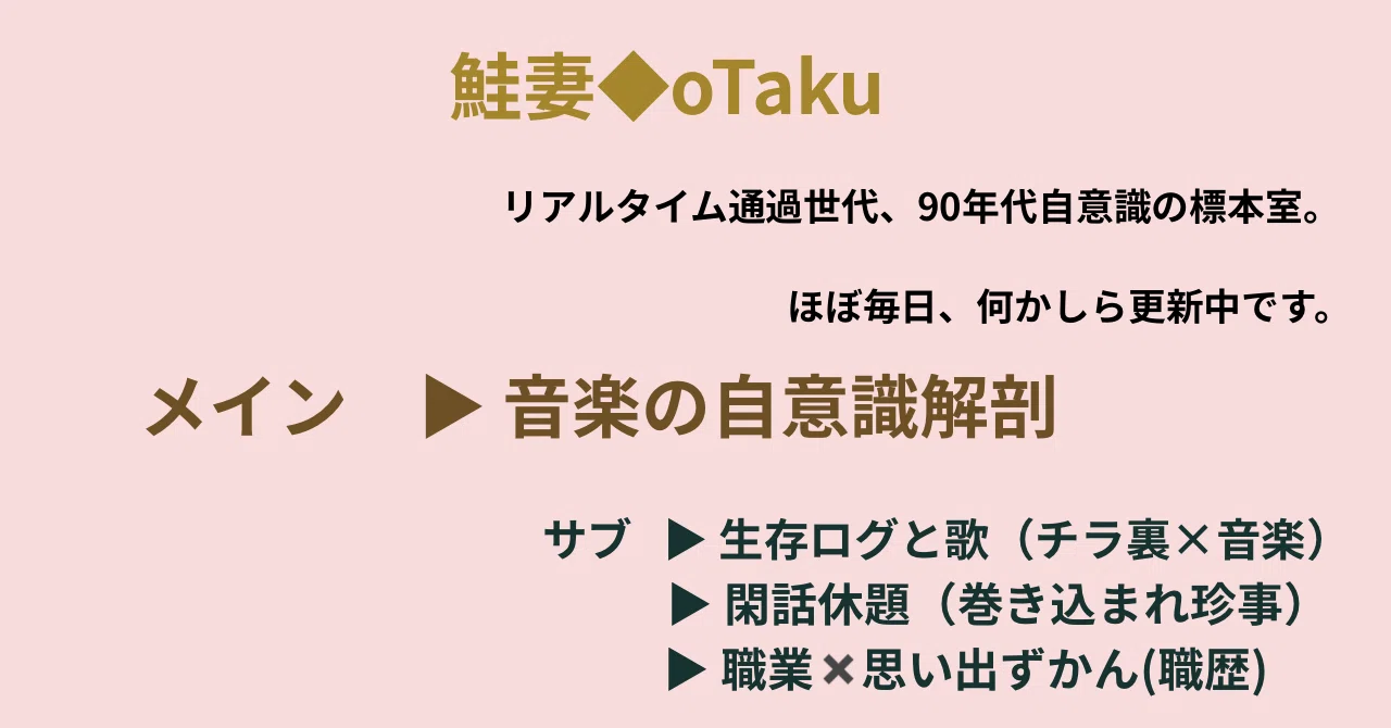 Self-Introduction｜鮭妻 oTaku