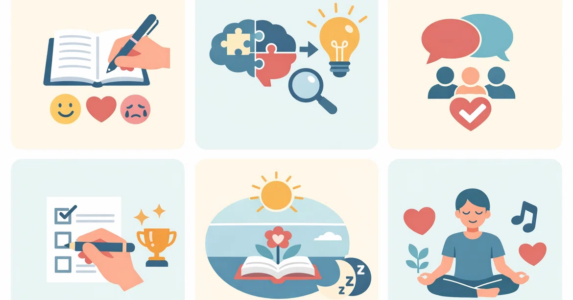 6 Stages of Finding Mental Clarity Through Writing｜たくざえもん