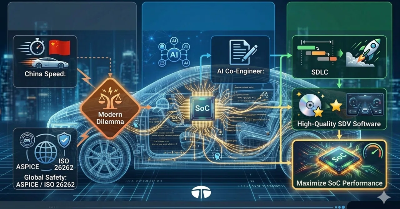 🟧 タタ・エレクシー「DevStudio.ai」：自動車半導体の「開発スピード」と「安全品質」のジレンマを生成AIで打破する｜あさって 電子 ...