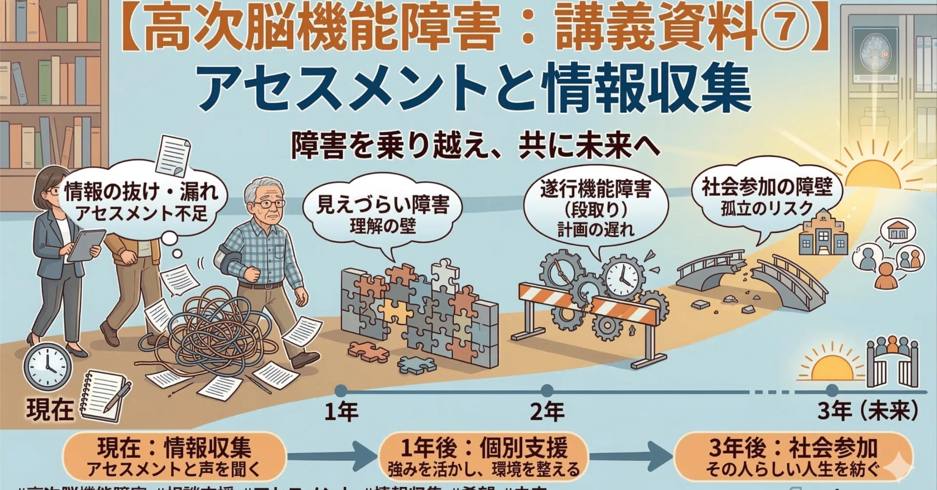 【裁断済】高次脳機能障害 判例の分析と検証 上 高次脳機能障害：講義資料⑧】アセスメントと情報収集｜大山あきら