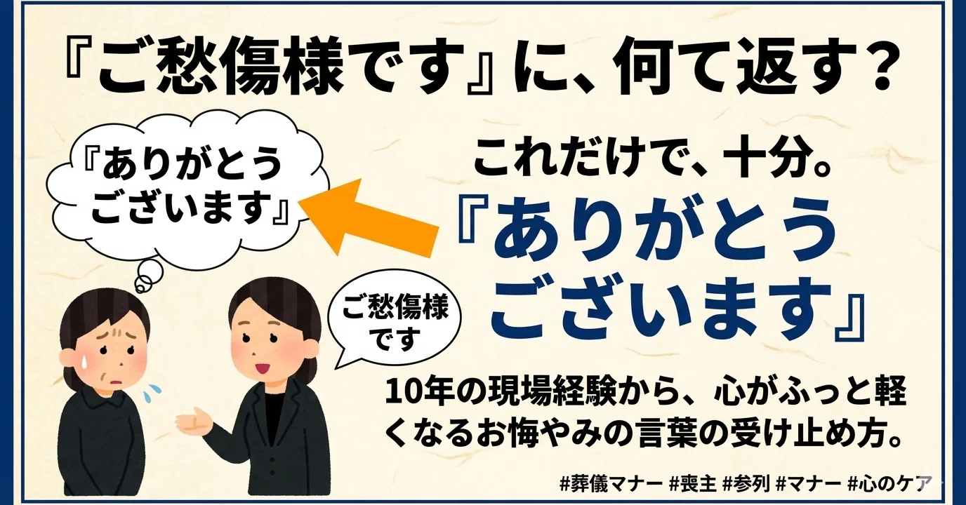 ご 愁傷 様 です と は