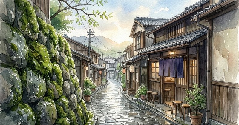 路地裏の苔、静かに問う──“日の丸バーガー”の波紋