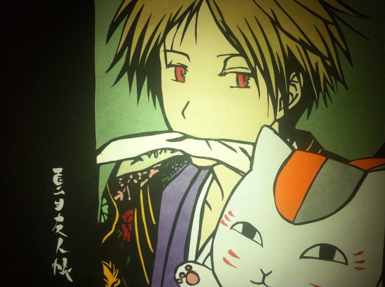 夏目友人帳の切り絵 シオドア Note