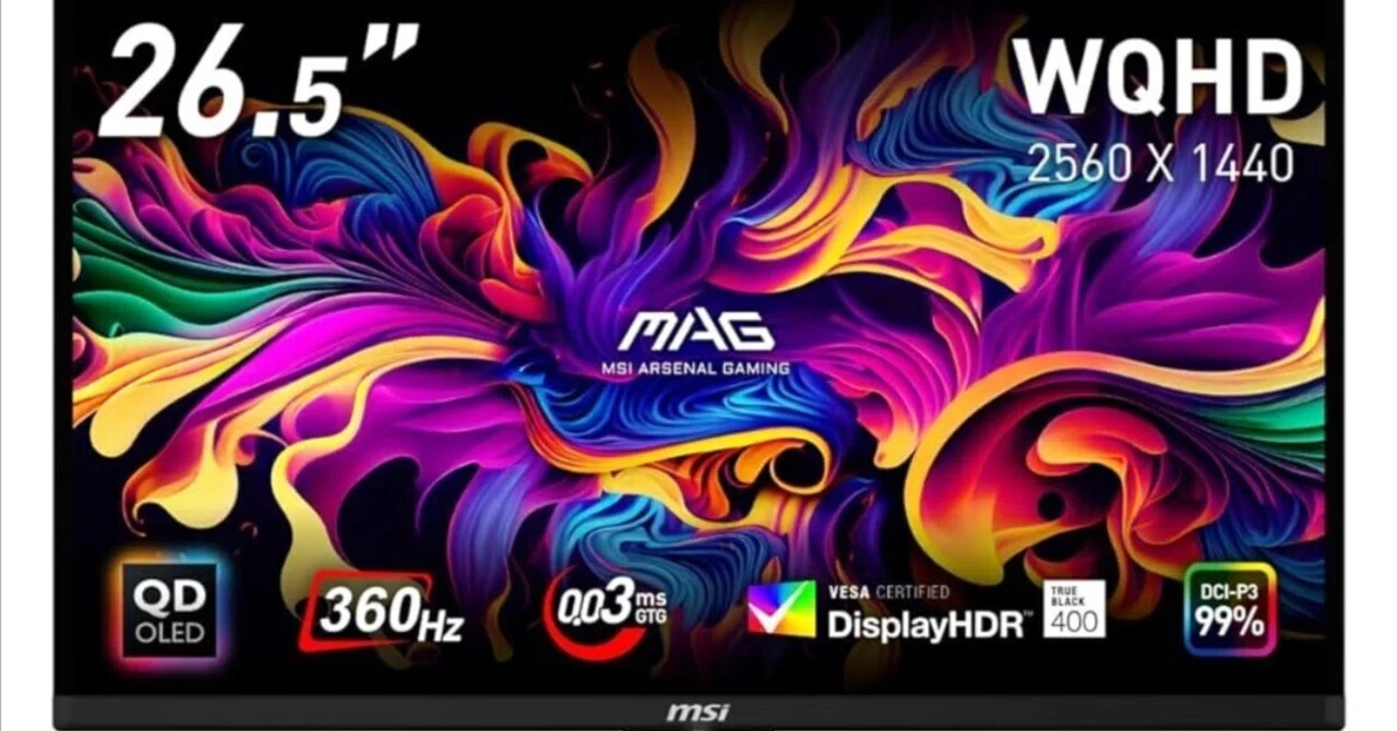 色が凄い。MSI MAG 271QPX QD-OLEDを使ってみた｜うにぼー