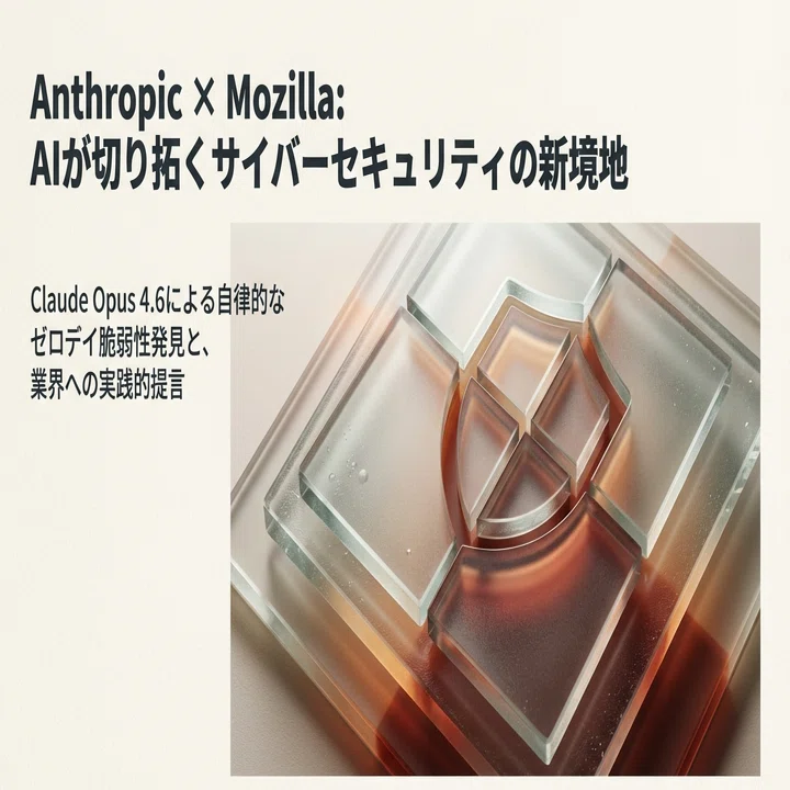AIがブラウザの守護神になる日：AnthropicとMozillaが示したサイバー