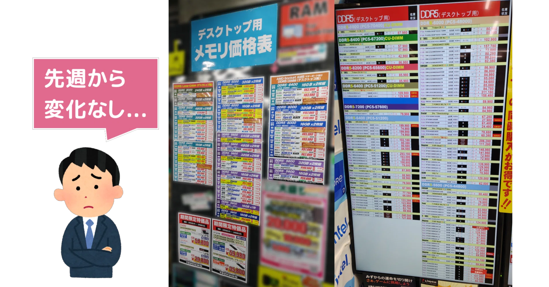 再販特価】比較的安い特価品だけ完売した以外は今週も無風だった秋葉原