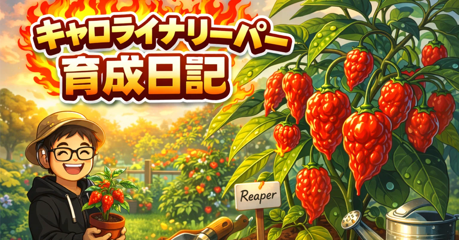 キャロライナリーパー育成日記1 〜種植え〜｜yuji_guitar