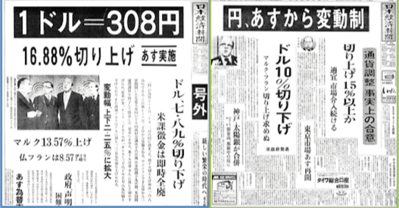 変動相場制と固定相場制 お金の奴隷から抜ける為のお金の知識 ニクソンショックとは 毎日3万円稼ぐサラリーマン投資家が教える ゑびす 副業投資家 Note