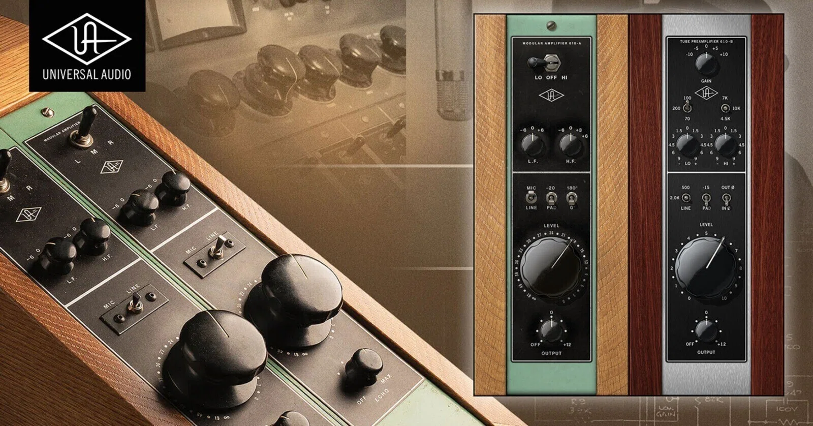UA 610 Tube Preamp & EQ Collection ヴァン・ヘイレンのブラウン