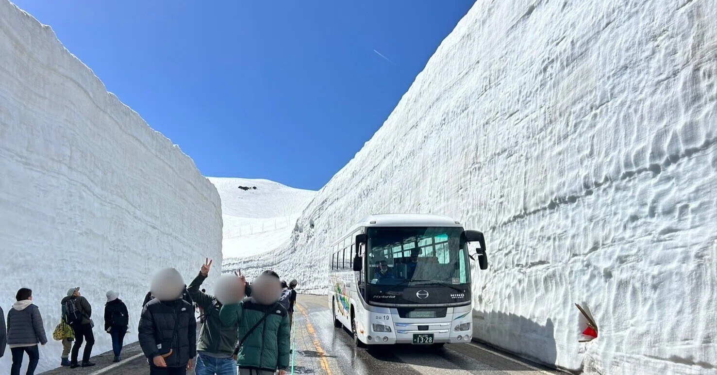 北アルプスの巨大な雪の壁を見に行く旅 ｜ 立山黒部アルペンルート