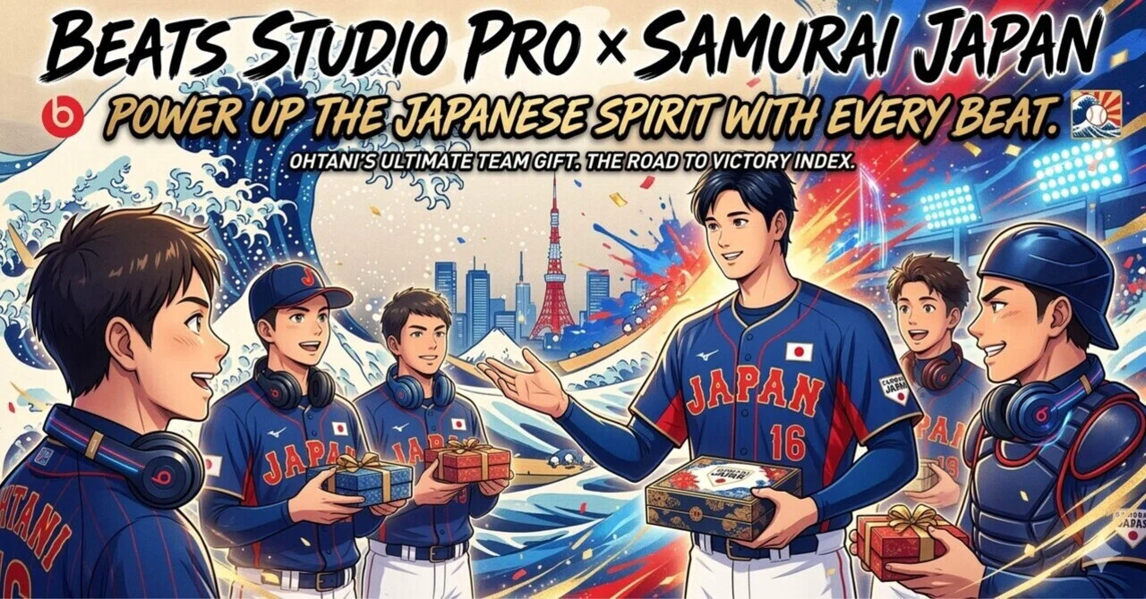 侍ジャパンに届いた粋な計らい！大谷翔平からの【Beats Studio Pro