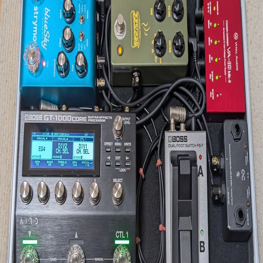 BOSS GT-1000 CORE エフェクター 機材紹介】BOSS GT-1000COREで作る最強のミニボード！エフェクター