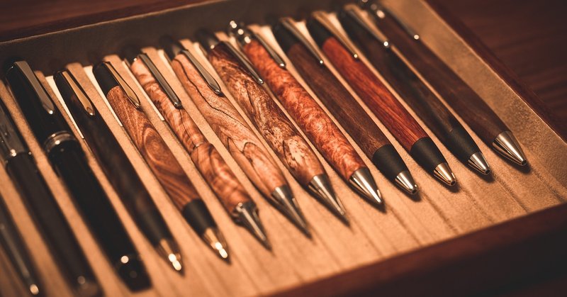 手持ちの木軸ペンを全部紹介 えーてる Note