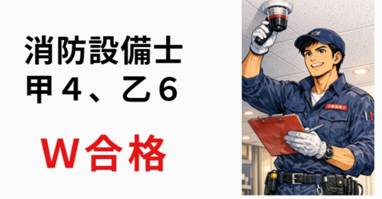 消防設備士甲種4類合格しました！｜Lifeアドバイザー/ジョージ/Muscle 