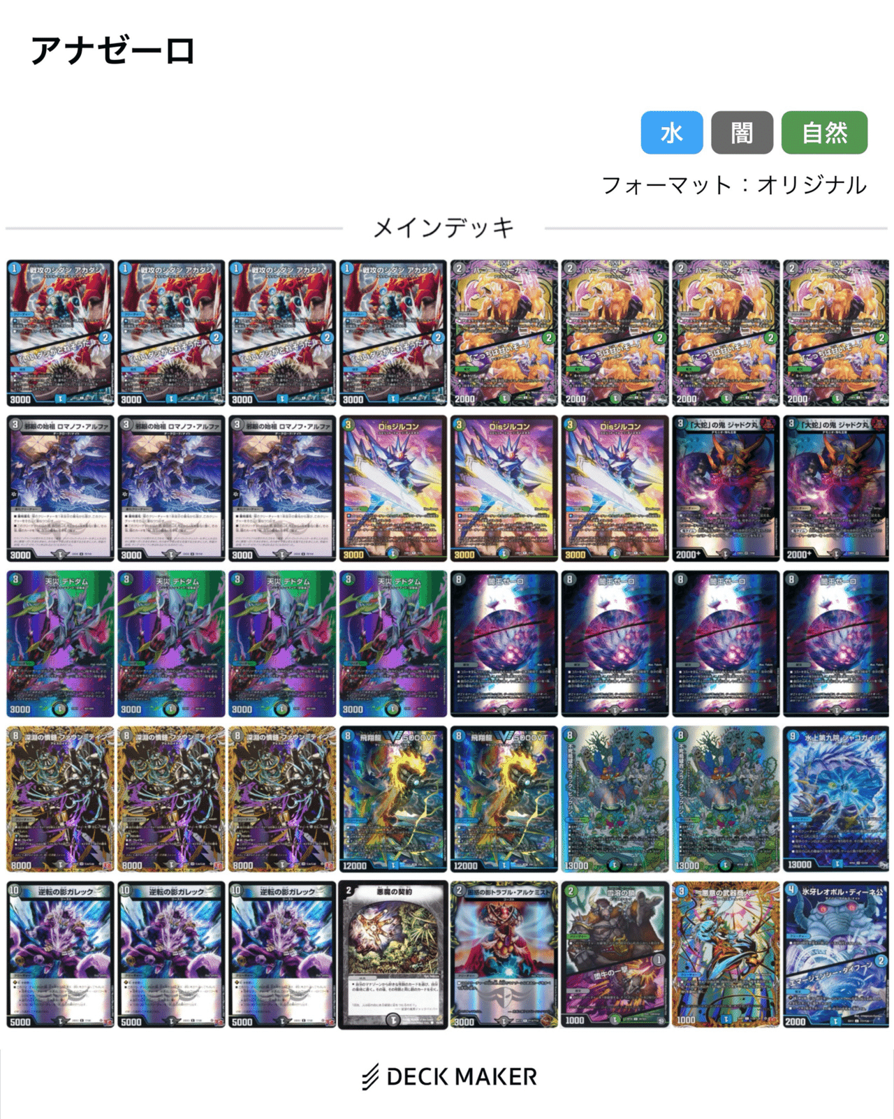 今まで作ってきたゼーロのデッキを振り返る｜ISE(いせ)