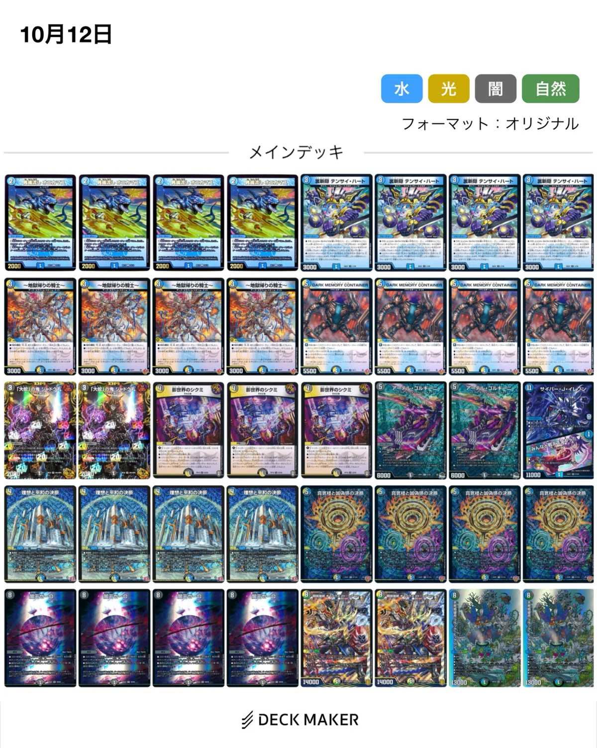 今まで作ってきたゼーロのデッキを振り返る｜ISE(いせ)