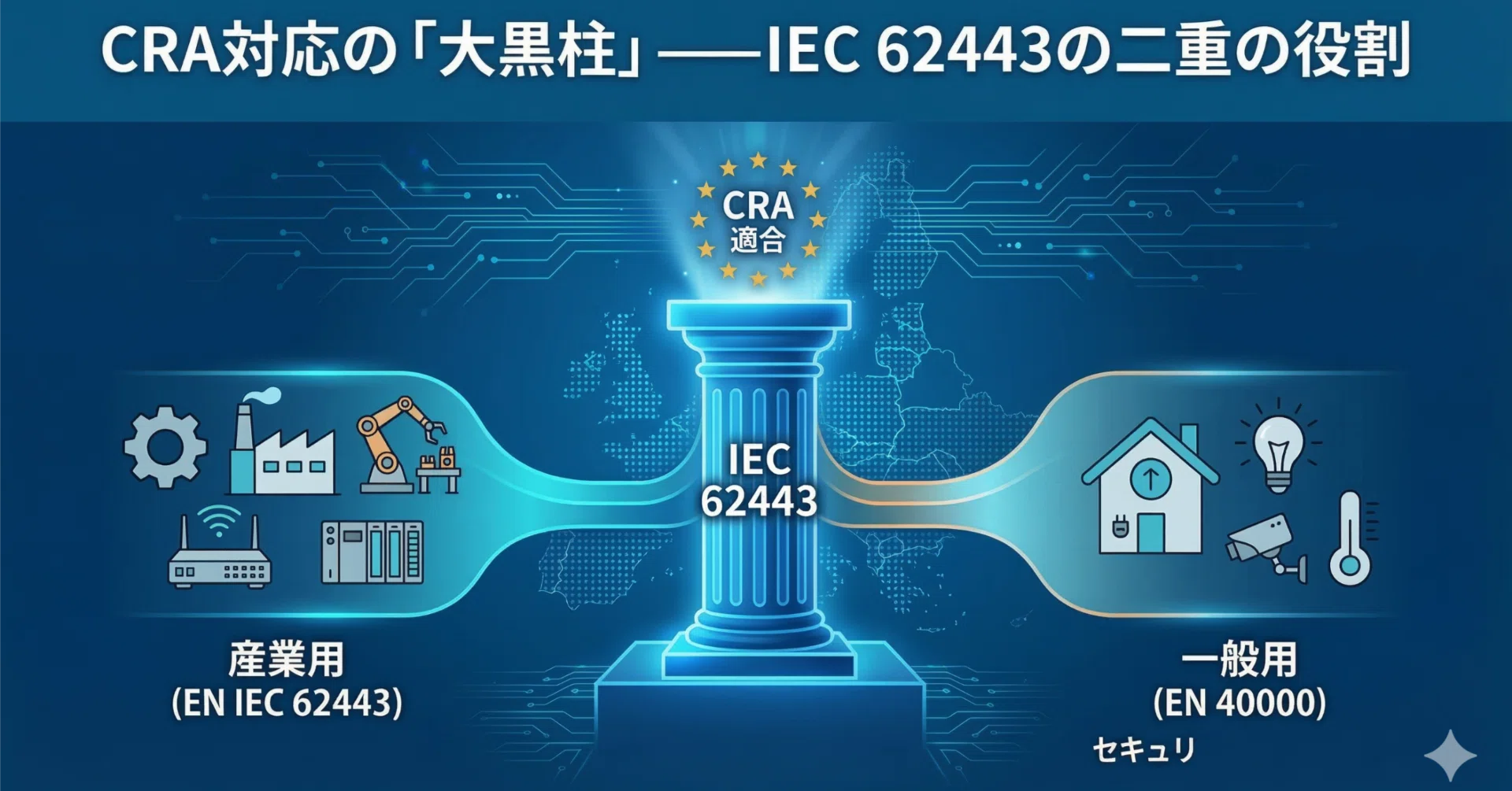 速報】CRA対応の「大黒柱」——IEC 62443の二重の役割を改めて整理する