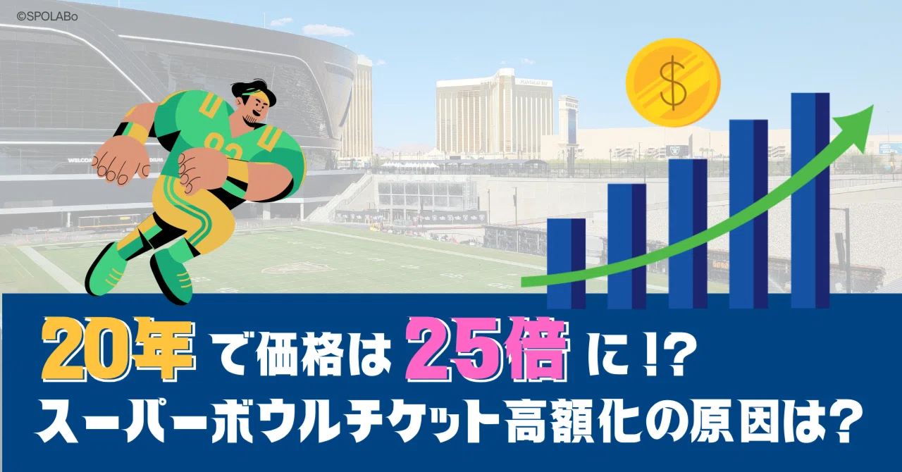 20年で価格は25倍に⁉︎スーパーボウルチケット高額化の原因は