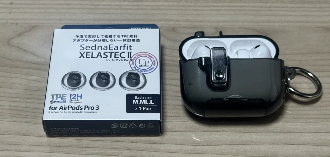 Sedna Earfit XELASTEC II For AirPods Pro3｜Makoto Kinogami(木野神